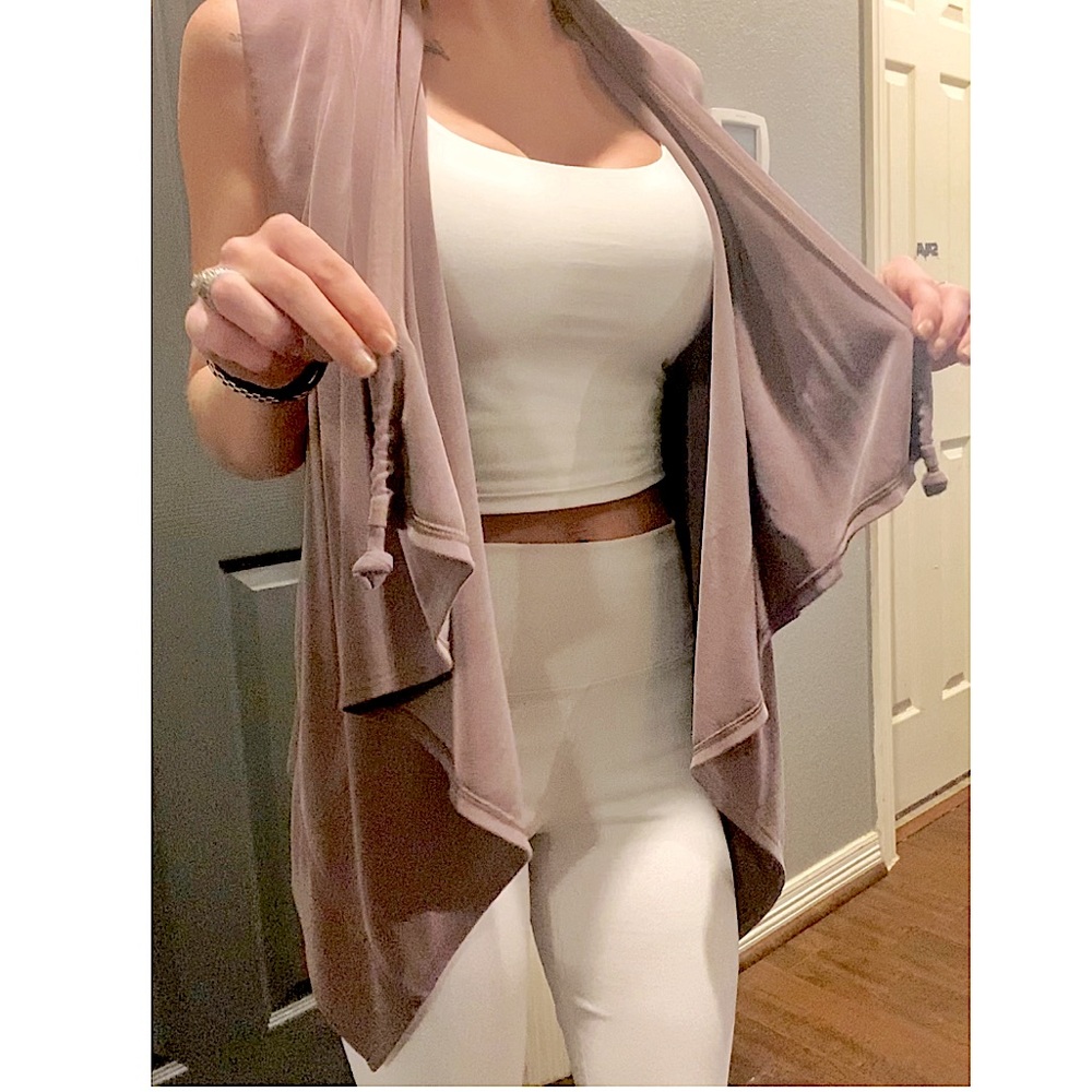 CALIA Carrie Underwood Draped Vest